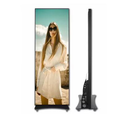 Verplaatsbaar posterscherm met LED-scherm 64X20X192 cm Full Color Commercieel LED-scherm