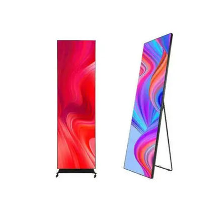 Volkleurig commercieel LED-displayposter voor binnenshuisgebruik 2000*750*30mm Schermgrootte