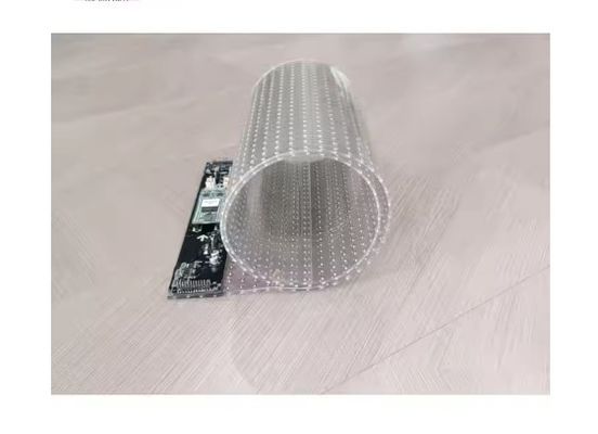 Flexible Transparent LED Film P6.25Glaswand lichtgewicht hoog licht buiten